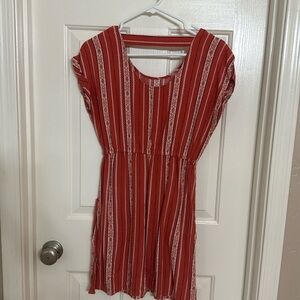 XS terracotta summer dress